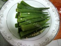 剁椒蒸秋葵做法图解2)