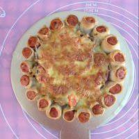 裙边蘑菇鲜虾披萨的做法图解二十
