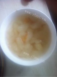 美味营养的冰糖梨水做法图解6)