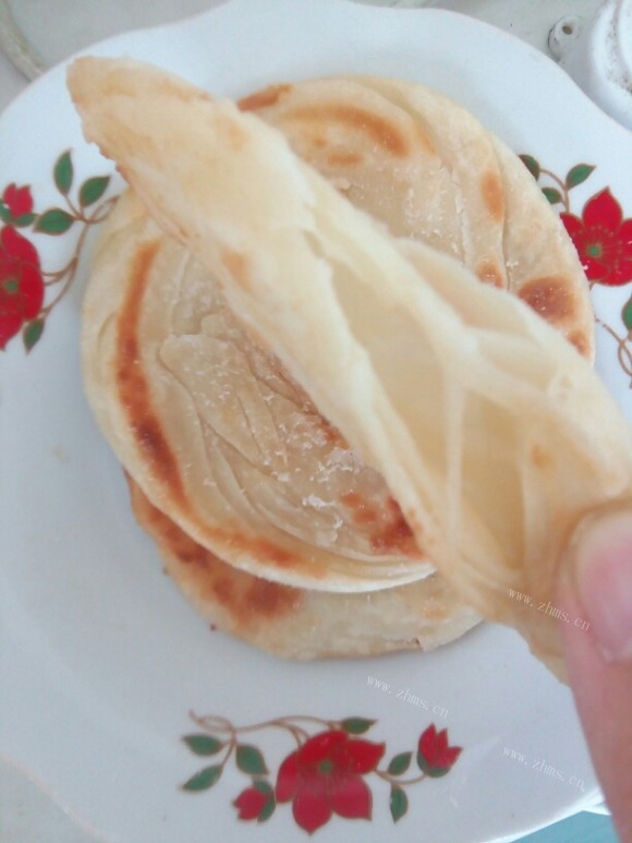 清爽可口的葱油饼