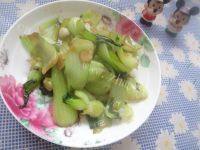 家常菜清炒油菜