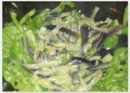 家常菜青椒茄丝