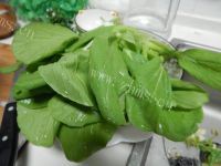 健康的油菜炒蟹味菇做法图解1)