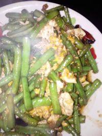 豆角炒鸡蛋