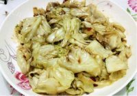 色香味俱全的手撕包菜做法图解4)