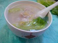美味早餐瘦肉蔬菜粥