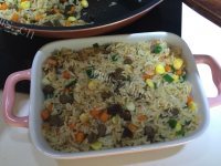 美味牛肉粒焗饭做法图解12)