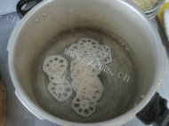 家常菜柠檬藕片做法图解2)