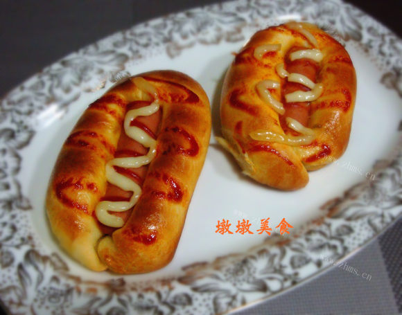 沙拉火腿面包