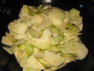 茄子炒肉片做法图解6)