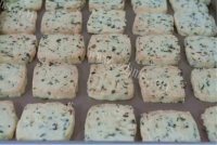 香脆的葱香饼干