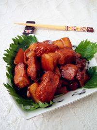 口感不错的杏鲍菇烧肉