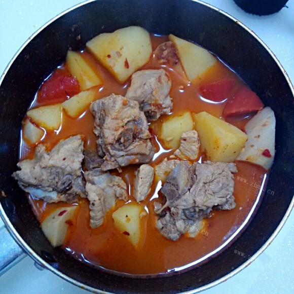 土豆炖排骨