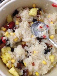 美味的菠萝八宝饭做法图解12)