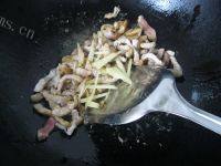 家常菜韭苔炒肉丝做法图解5)