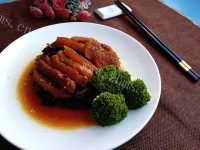 美味的梅菜扣肉做法图解14)