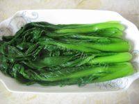 家常菜白灼小白菜做法图解5)