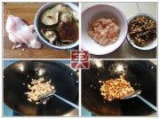 酥炸藕丸子+香菇鸡肉做法图解3)