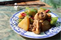 美味西北大盘鸡做法图解13)