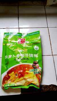 自制酸萝卜老鸭汤做法图解2)