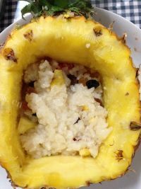 美味的菠萝八宝饭做法图解13)