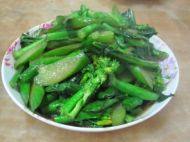 家常菜素炒芥蓝