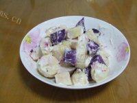 简易香蕉紫薯沙拉