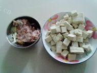 滑爽的肉末烧豆腐做法图解1)