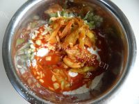 韩式角瓜泡菜煎饼做法图解5)