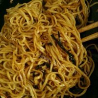 独特的葱油面做法图解6)