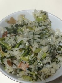 珍馐美味的芥菜饭做法图解6)