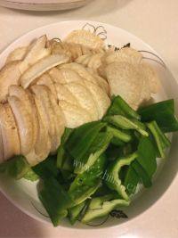 家常菜杏鲍菇炒肉片做法图解1)