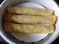自制肉末鸡蛋卷做法图解16)
