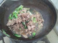 肉炒油菜做法图解5)