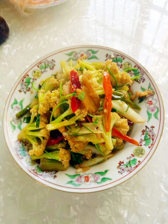 唇齿留香的干煸花菜