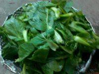 鲜香可口炒油菜做法图解2)