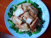小葱煎豆腐