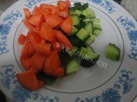 清淡的宫保杏鲍菇做法图解2)