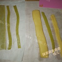 美味的抹茶萌兔曲奇做法图解10)