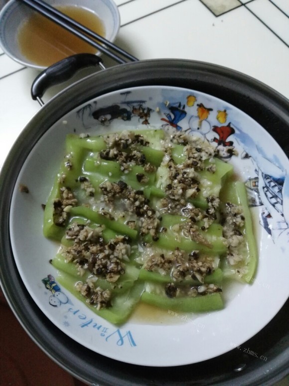 回味无穷的清蒸丝瓜