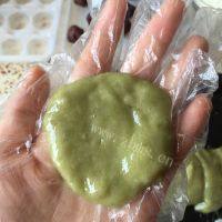 自制抹茶糯米糍做法图解14)