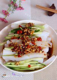 自己做的豌豆凉粉