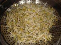 家常菜肉丝炒豆芽做法图解4)