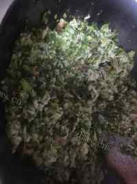 美味的芥菜饭做法图解6)