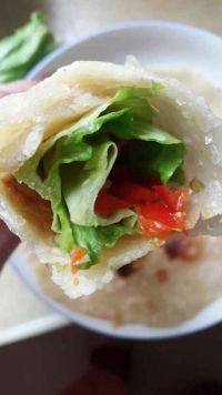 自己做的葱油饼