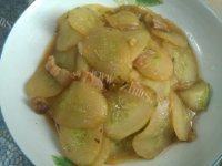 家常菜青瓜炒肉片