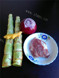 唇齿留香的莴笋炒肉做法图解1)