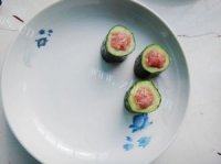 家常菜黄瓜酿肉做法图解5)