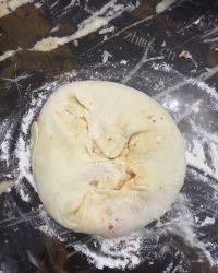 美味的肉末煎饼做法图解8)
