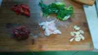 家常菜肉丝炒蕨菜做法图解4)